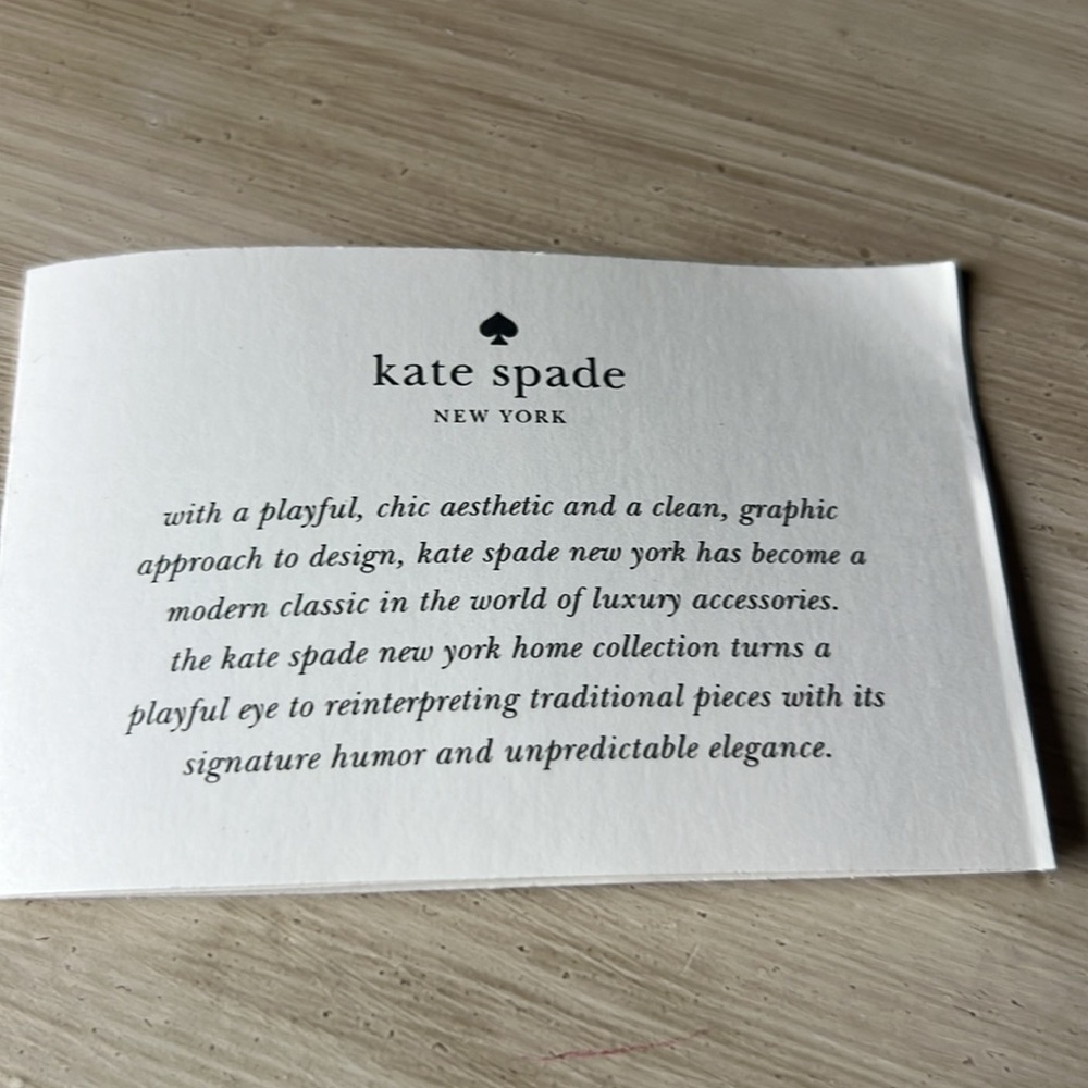 Kate Spade Lenox 5 Piece MERCER DRIVE Place Setting. NIB - Picture 9 of 12